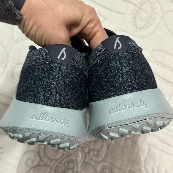 NIB Allbirds Wool Dasher 2 Mizzle NIB Natural Black with Bark Grey Soles - Picture 4 of 10